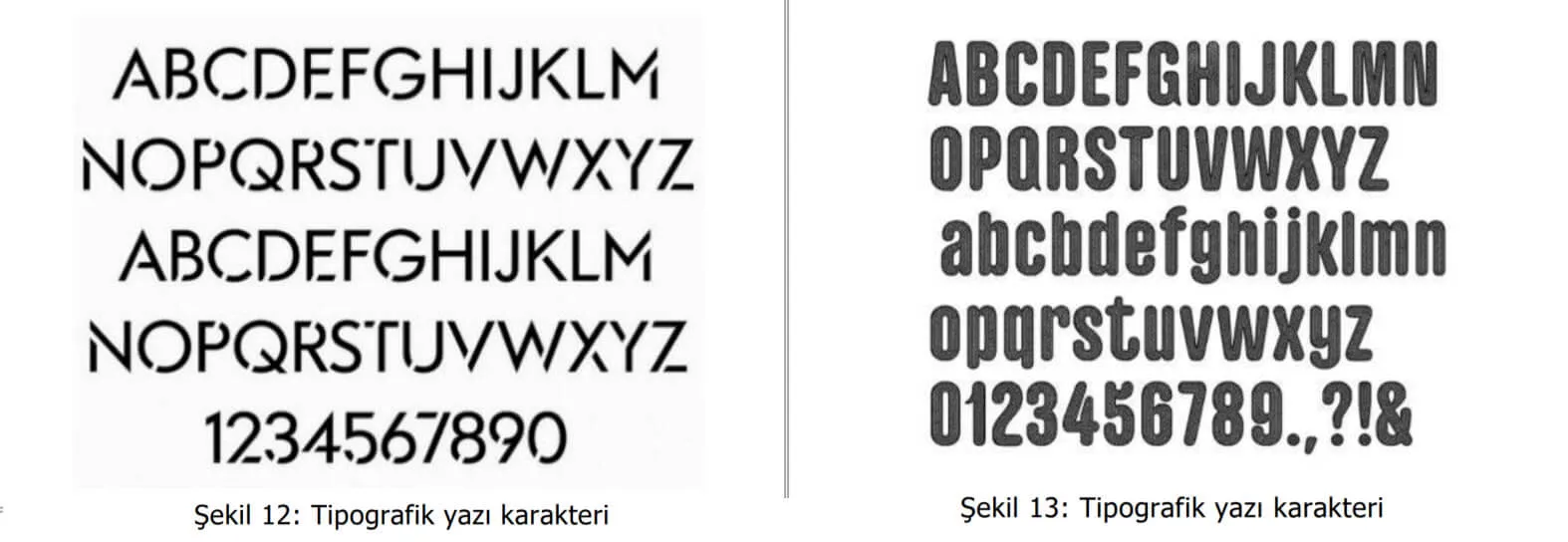 tipografik yazı karakter örnekleri-bayrampaşa web tasarım